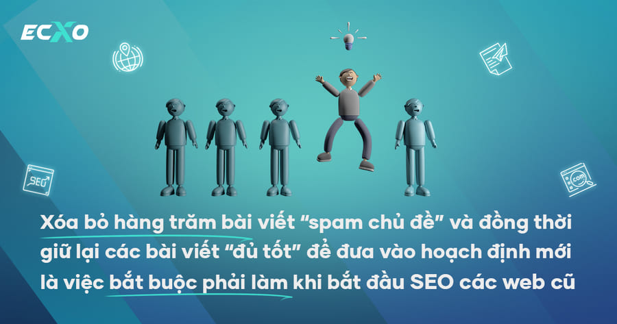 Xóa các bài viết Spam là cách để audit lại 1 website lâu năm