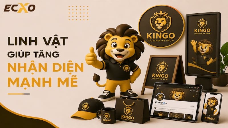 Sử dụng logo Mascot giúp tăng tiếp cận khách hàng - ECXO