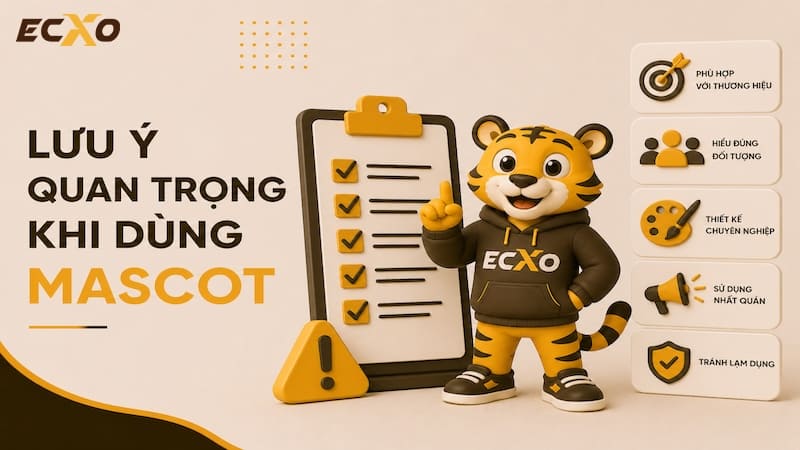 Lưu ý khi thiết kế Mascot - ECXO