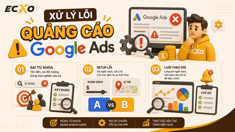 Xử lý quảng cáo Google Map lỗi - ECXO