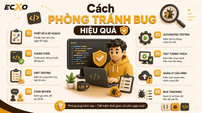 Phòng tránh Bug hiệu quả -ECXO