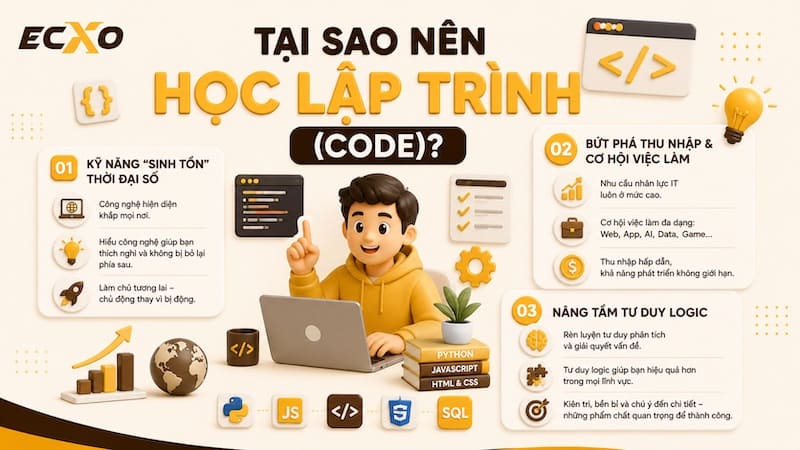 Tại sao viết code nên học -ECXO
