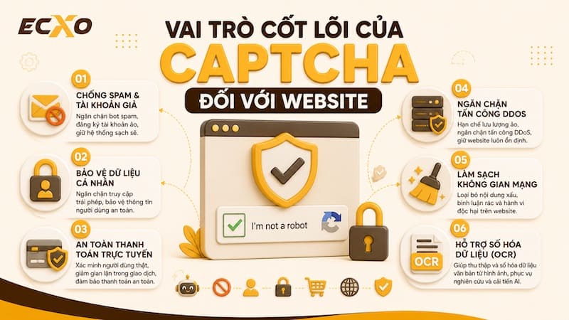 Vai trò captcha với website - ECXO