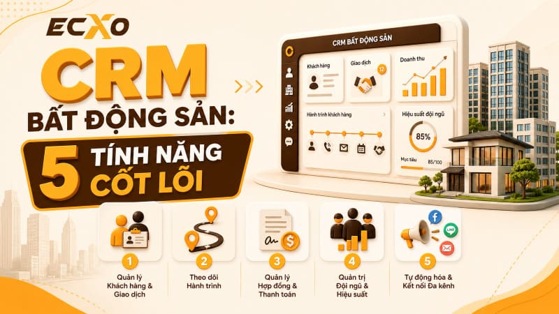 Cốt lõi CRM bất động sản - ECXO