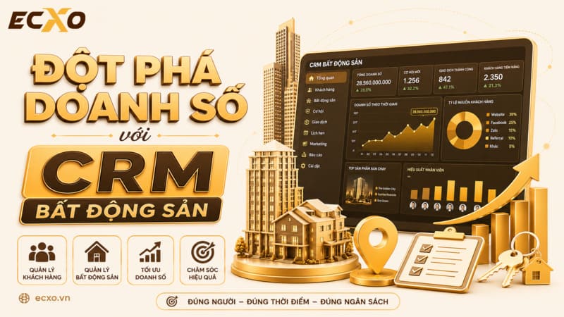 CRM bất động sản - ECXO