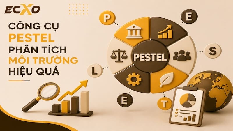 Mô hình pestel là gì? Công cụ phân tích môi trường kinh doanh hiệu quả - ECXO