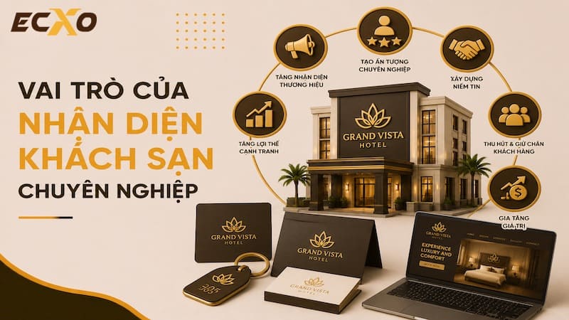 Khái niệm và vai trò của bộ nhận diện thương hiệu khách sạn - ECXO
