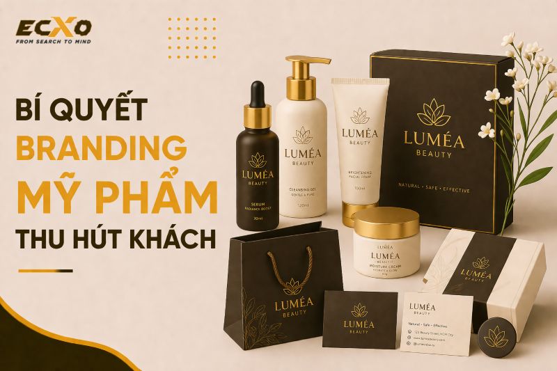 Cách xây dựng bộ nhận diện thương hiệu mỹ phẩm hiệu quả - ECXO