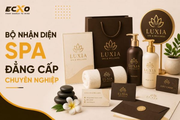 Bộ nhận diện thương hiệu spa mới nhất trong năm 2023 - ECXO