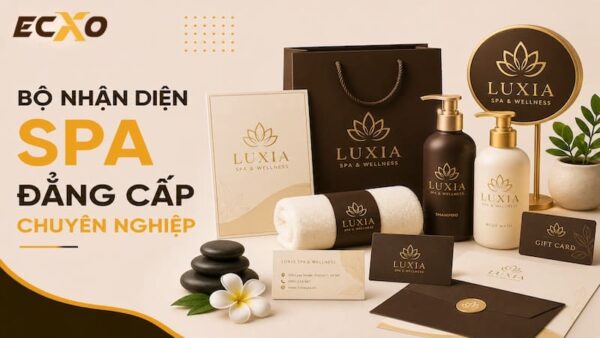 Bộ nhận diện thương hiệu spa mới nhất trong năm 2023 - ECXO
