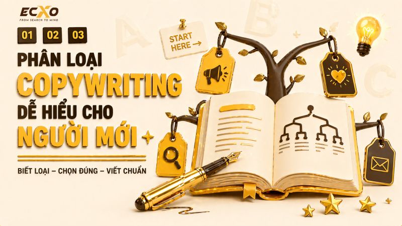 Các loại copywriting phổ biến và ứng dụng thực tế - ECXO