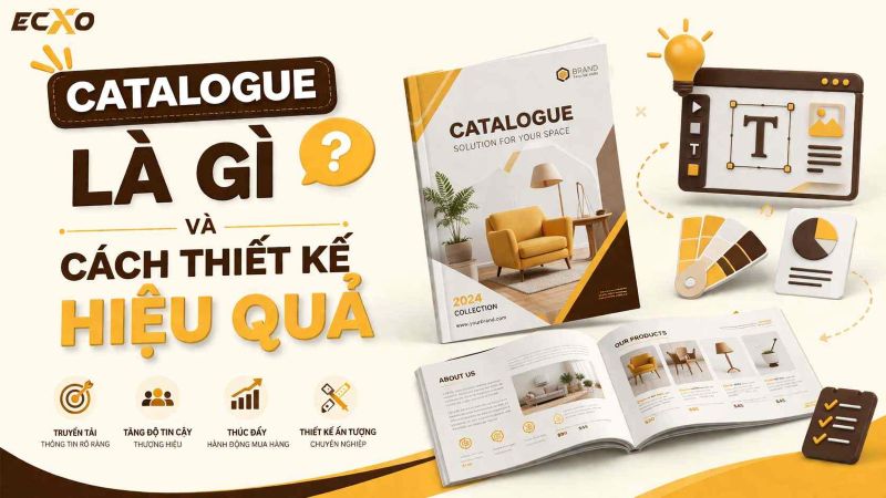 Catalogue là gì? Cách thiết kế catalogue chuẩn xu hướng 2025 - ECXO