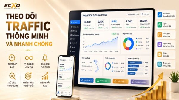 Top công cụ thống kê lượt truy cập website - ECXO
