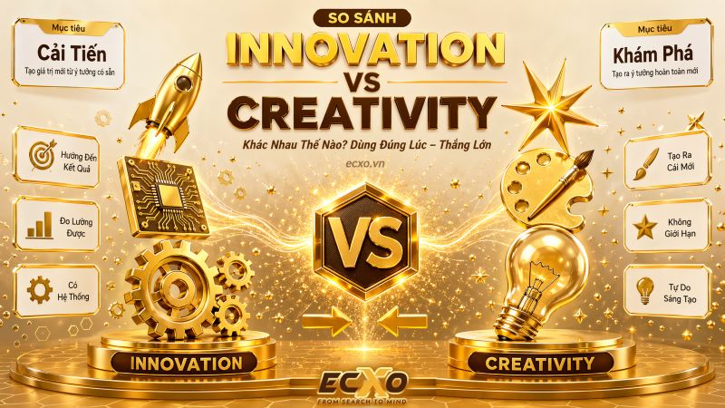 Innovation là gì, Creativity là gì và mối quan hệ giữa chúng trong Marketing - ECXO