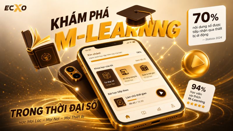 M-learning là gì? Tìm hiểu Mobile Learning và các lợi ích nổi bật - ECXO