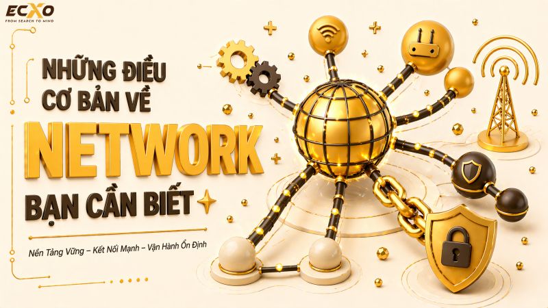 Network là gì? Hiểu rõ khái niệm, phân loại mạng và lỗi phổ biến - ECXO
