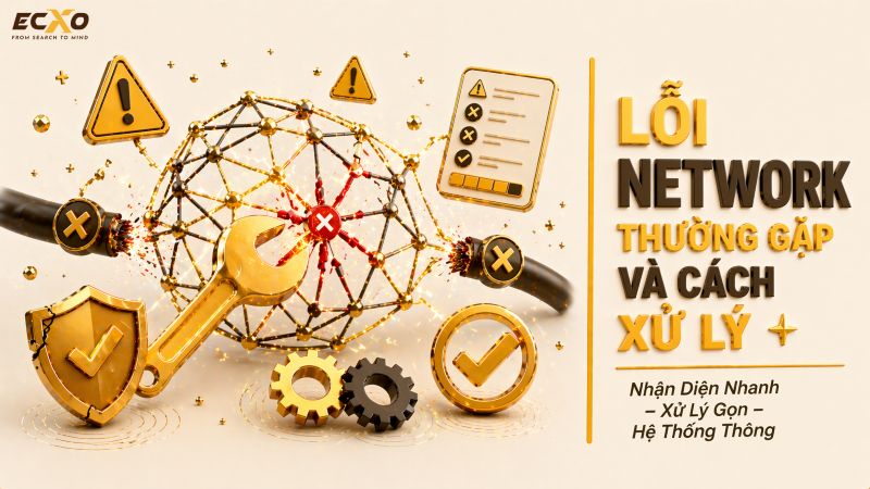 Những lỗi thường gặp trong Network và cách khắc phục dễ dàng - ECXONhững lỗi thường gặp trong Network và cách khắc phục dễ dàng - ECXO