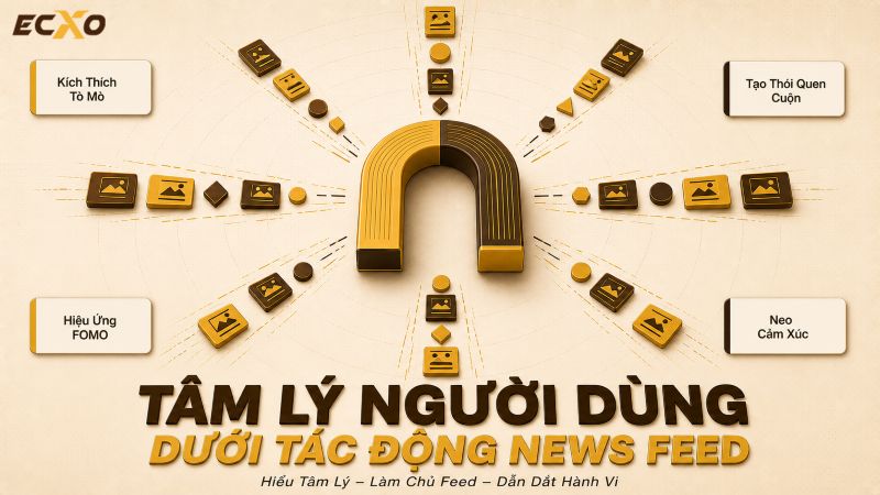 News Feed ảnh hưởng đến người dùng và doanh nghiệp - ECXO