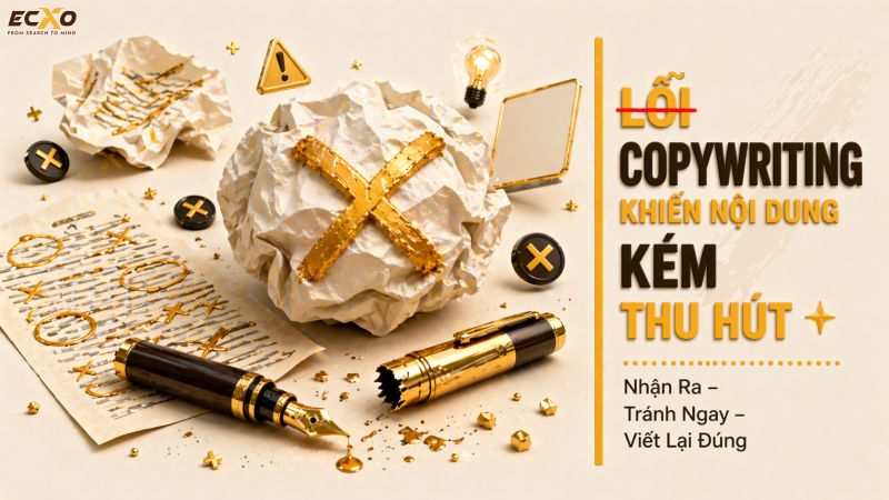 Những sai lầm thường gặp khi viết copy và cách khắc phục - ECXO