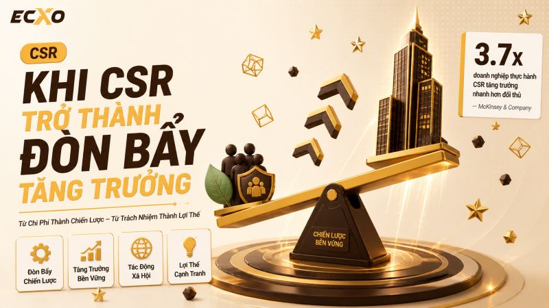 Sự phát triển của CSR: Từ từ thiện đến chiến lược kinh doanh - ECXO