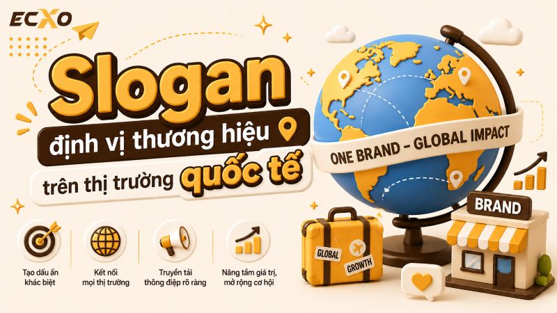 Tác dụng Slogan là gì trong việc mở rộng thương hiệu sang quốc tế - ECXO
