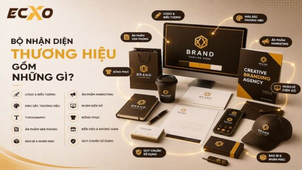 Thiết kế bộ nhận diện thương hiệu bao gồm những gì? - ECXO