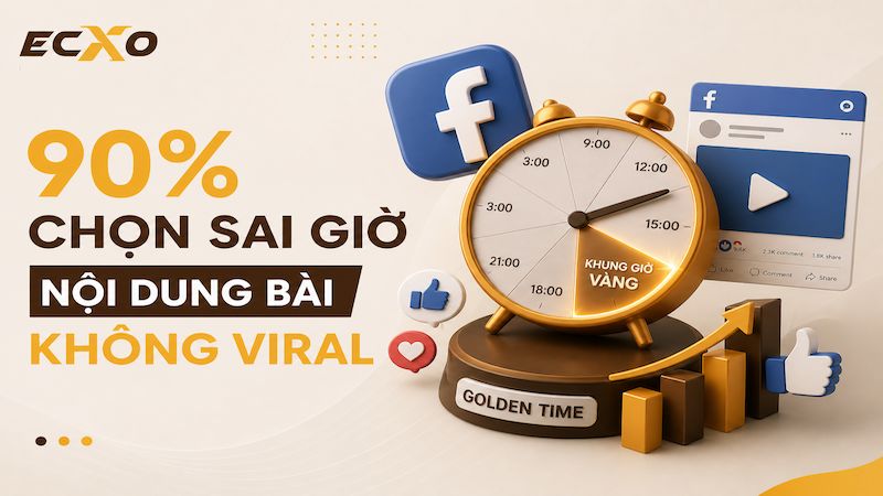 Khung Giờ Vàng Đăng Bài Facebook: Tối Ưu Thời Gian Để Tăng Tương Tác - ECXO
