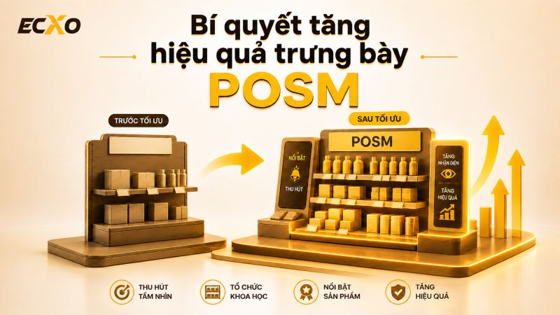 POSM là gì? Trưng Bày Tĩnh và Trưng Bày Động - ECXO