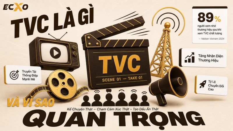 TVC là gì? Tầm quan trọng của quảng cáo TVC trong marketing - ECXO