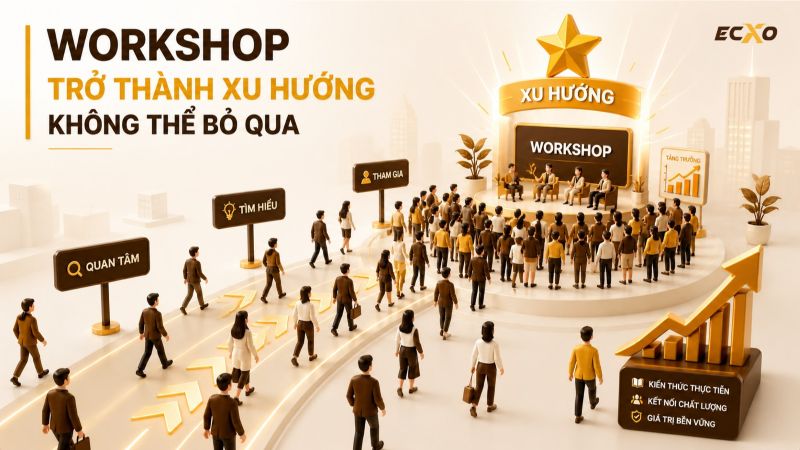 Tại sao workshop ngày càng phổ biến trong giáo dục và doanh nghiệp? - ECXO