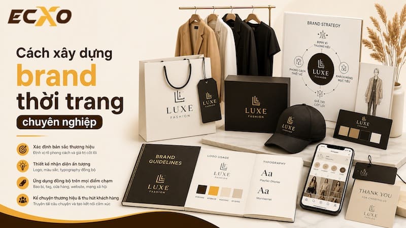 Hướng dẫn xây dựng thương hiệu cho ngành thời trang chuyên nghiệp - ECXO