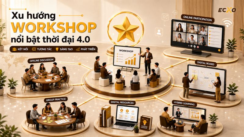 Đâu là xu hướng workshop trong thời đại công nghệ 4.0 - ECXO