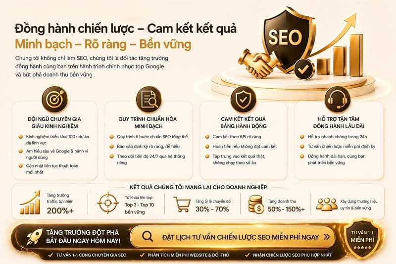 Dịch vụ SEO tổng thể trường tồn ECXO – Đồng hành dài hạn, kiến tạo giá trị thật