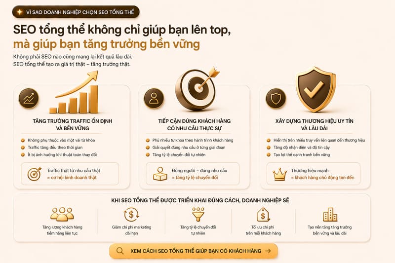 Lợi ích của dịch vụ SEO tổng thể bền vững tại ECXO
